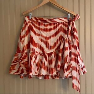 Banana Republic 100% Cotton Tie Dye Wrap Skirt Women’s Size Large